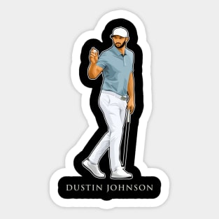 Dustin Johnson Golf Legends Sticker